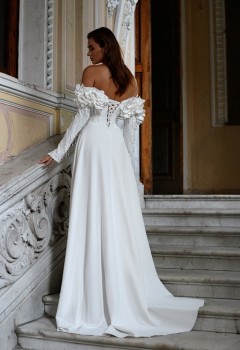 Свадебное платье «Девон А-силуэт без рукавов»