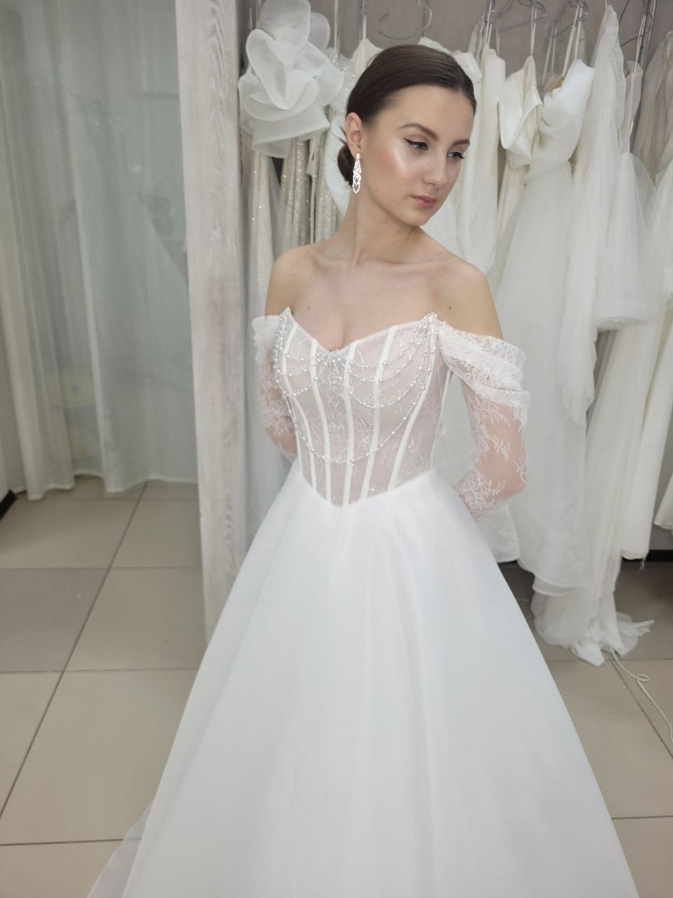 Свадебное платье «Кесси фатин»